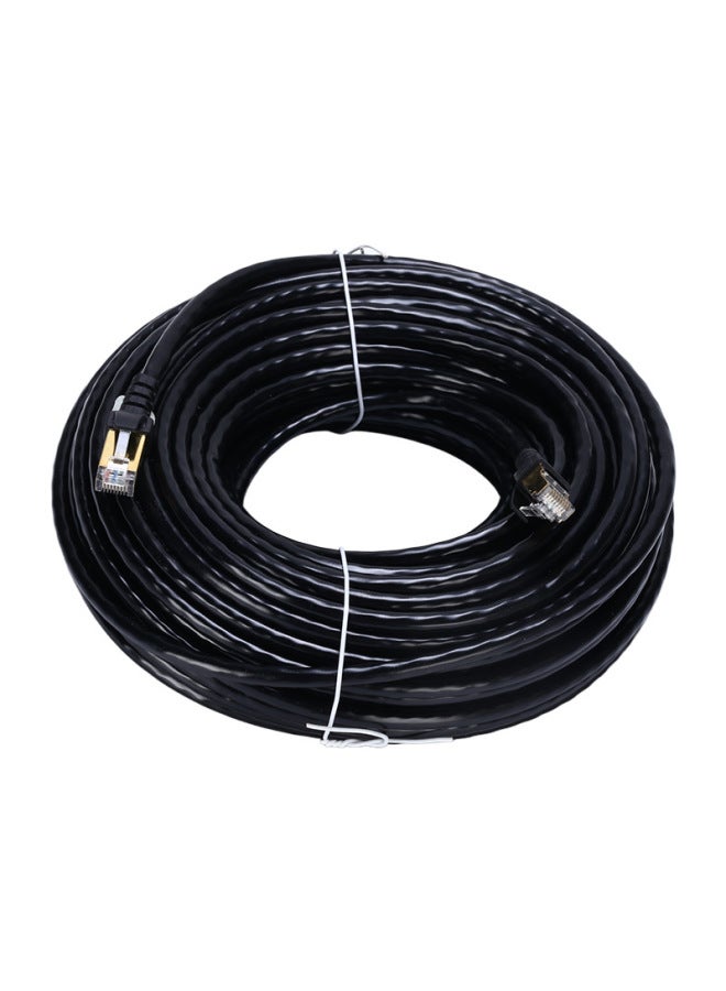 Super Six Gigabit Finished Network Cable Cat6 Network Cable Outdoor Computer Finished Network Cable Jumper Routing Monitoring-Color:40 M - Image 1